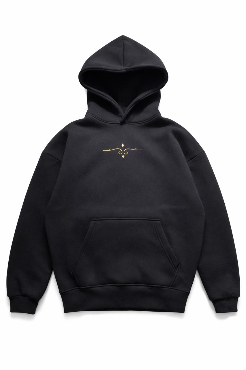 Khaitna Lion Hoodie - Black & Gold
